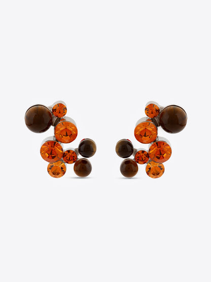 Stone Pin Earrings