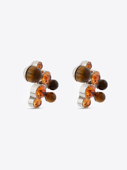 Stone Pin Earrings